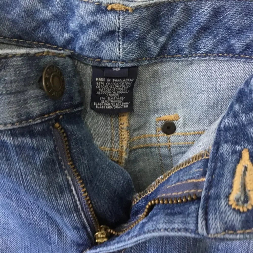Ralph Lauren Girl Blue Straight Legs Jeans